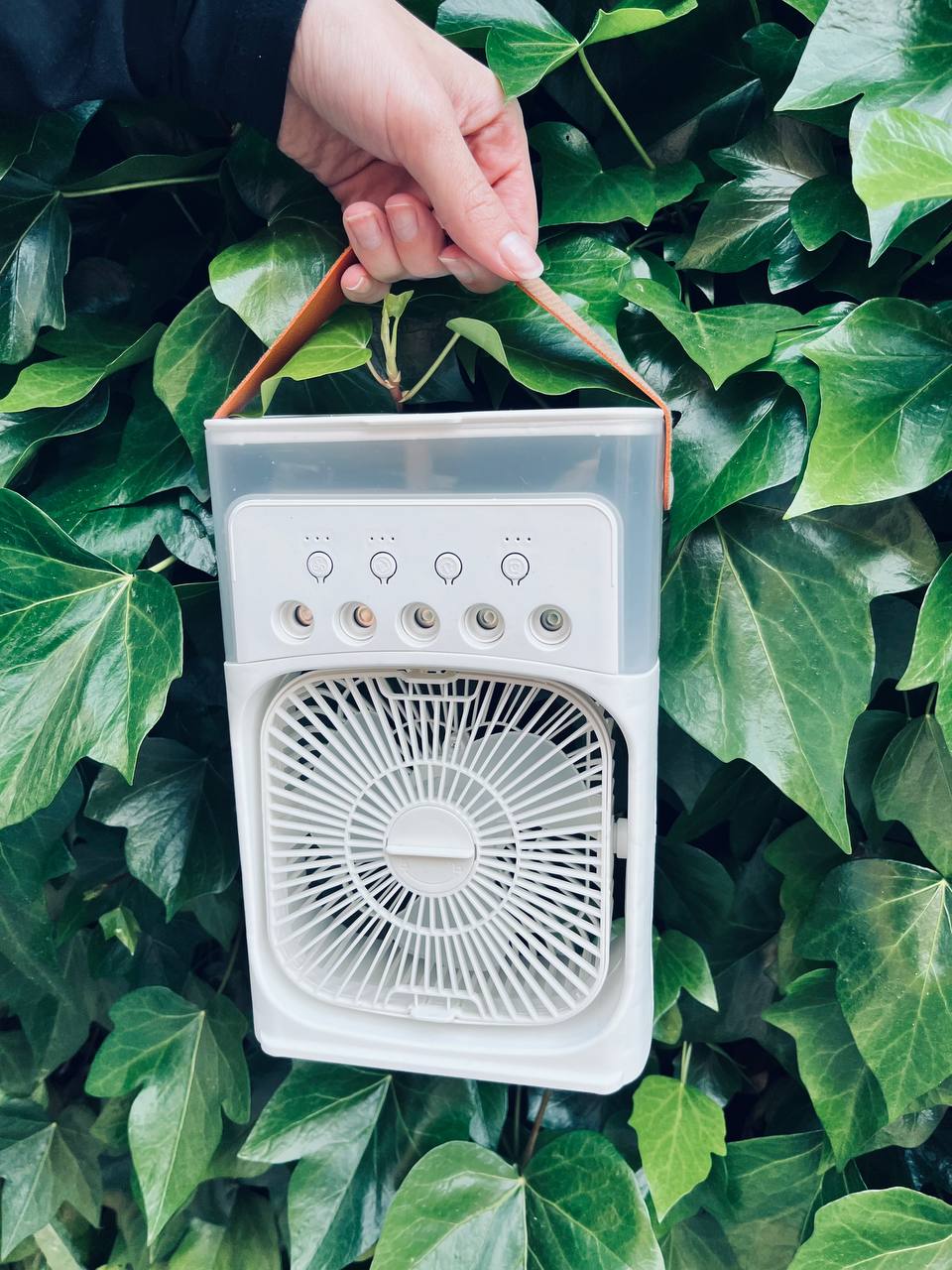 Ventilador Climatizador con pulverizador portátil